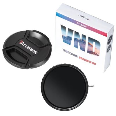 7artisans 72mm True Color VND (6-9 Stops) Variable Neutral Density Filter,Adjustable ND Filter Water Repellent and Scratch Resistant for Camera Lens