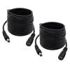 5.5mm x 2.5mm DC Power Extension Cable, 2-Pack 10FT 5.5x2.5mm Extension Cord Male to Female Plug Jack Power Supply Adapter Cable for Security Camera CCTV Surveillance LED Strip DVR Router view 1