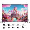 15x10ft Candyland Backdrop Fantasy Pink Castle Sweet Candy Photography Background Girls Birthday Candyland Theme Party Decorations Banner Photo Studio Props view 2