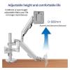 AVXANKTG Gas Spring Height Adjustable 14-32 Inch Screen Monitor Stand Arm Full Motion Desk Mount Computer Stand Load 9 Kg H3(H3G) view 3