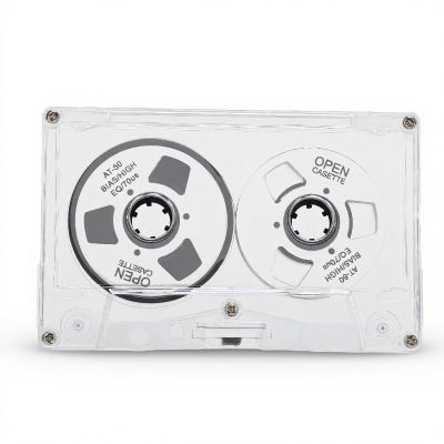 Reel to Reel Blank Cassette Tape, Normal Bias 50 Minutes Recording Tape, for Music Recording (Silver)
