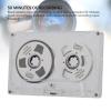 Reel to Reel Blank Cassette Tape, Normal Bias 50 Minutes Recording Tape, for Music Recording (Silver) view 2