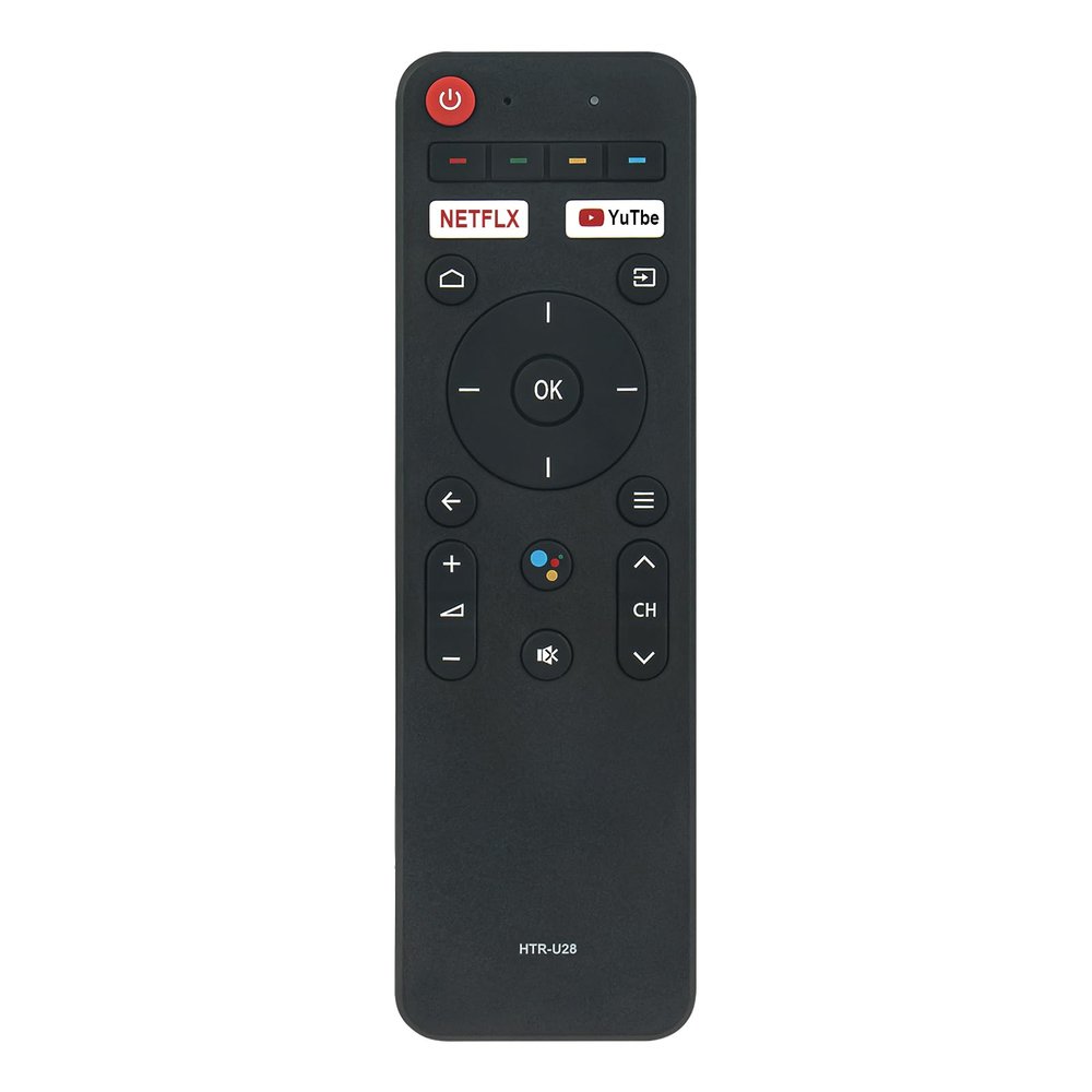 HTR-U28 Replaced Voice Remote Control fit for Haier 4K UHD Smart HDTV TV H55S6UG H65S6UG HTR-U28 LE40K6600G H50S6UG