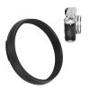 Aluminum Alloy Lens Adapter Ring, Lightweight 49mm Metal Adapter Ring for X100 Series Cameras, Compatible with X100V, X100VI, X100F, X100, X100S, X70 (Black) view 1