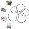 20 Pcs Black Recorder Rubber Belts 1.5mm Round Cassette Recorder Repair Maintenance Belt Video Accessories Cassette Belt Replacement Round Tape Decks CD for Tape Players view 4