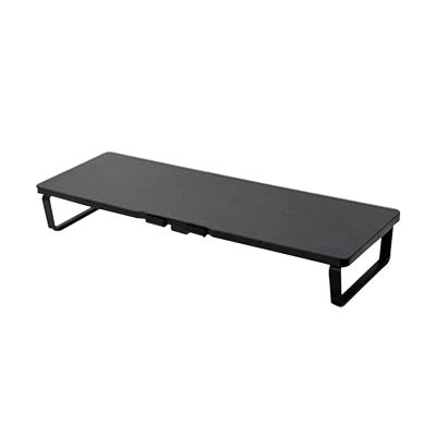 WPTGODGB LCD Monitor Stand Riser, 20" Long Multi-Screen Stand with Shelf(Black)
