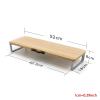 WPTGODGB LCD Monitor Stand Riser, 20" Long Multi-Screen Stand with Shelf(Black) view 2