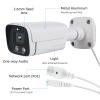 Andoer 4MP POE IP Camera Security Camera Monitor Camera Infrared Night Vision 3.6mm Lens Indoor Outdoor Surveillance Camera with One-way Audio Microphone Wall Mount Bracket view 2