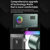 Andoer Pocket RGB Video Light 10W Portable LED Fill Light Panel 2500K-9000K Dimmable 20 Scene Lighting Effects Built-in Battery with Cold Shoe Adapter for Vlog Live Streaming Video Conference Lighting view 4