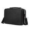 XinGeeek Avata 2 Drone Case Portable Crossbody Shoulder Bag for DJI Avata 2 Drone with Goggles 3 Hard Shell Carrying Case Travel Storage Bag for Aavat 2 Drone Accessories, Black, Portable Crossbody view 4