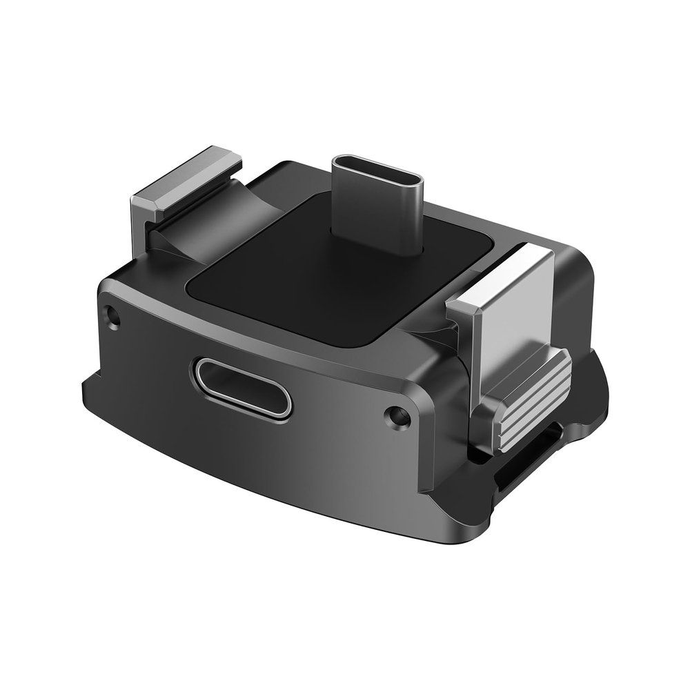 Andoer Upright Charging Base Desktop Stand Mount Quick Release Aluminum Alloy 1/4 Inch Screw Hole Magnetic Holding Replacement for DJI OSMO Pocket 3