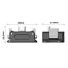 Andoer Upright Charging Base Desktop Stand Mount Quick Release Aluminum Alloy 1/4 Inch Screw Hole Magnetic Holding Replacement for DJI OSMO Pocket 3 view 2