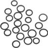 QIXIAMO Idler Pulley Rubber Ring for Cassette Tape Players Idle Wheel Belt for Cassette Deck Recorder Tape Player 3.5mm Thick, Black view 1
