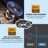 SCSETC Motorcycle Bluetooth Helmet Intercom Headset, 2 Riders 1000M Communication, IP67 Waterproof, Hands-Free Calling, Stereo Music, GPS Navigation, Dual Microphones, 1 Pack view 3