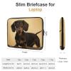 15inch Laptop Sleeve Bag A Cute Dachshund Laptop Bag Shockproof Computer Carrying Cover Slim Briefcase Handbag view 2