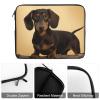 15inch Laptop Sleeve Bag A Cute Dachshund Laptop Bag Shockproof Computer Carrying Cover Slim Briefcase Handbag view 4