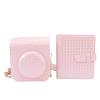 Acouto Instant Camera Protective Case PU Leather Removable Top Cover with Adjustable Detachable Shoulder Strap, Photo Album Carry Bag for Mini 12 - Stylish in Leather, Strap () view 4