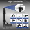 AMBITFUL Ring Light Wall Mount Adjustable 43"/110cm Boom Arm Stand for Photography Lighting Studio, Camera Triangle Wall Mount, Sturdy Alloy Support for Salon, Tatto Light, Barber Shop, Strobe view 4