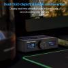 Douk Audio Q11 Digital to Analog Audio Converter, HiFi USB DAC Adapter ESS9038 + AK4493 with Coacial/Optical/PC-USB Inputs & RCA/AUX Outputs DSD256 view 4