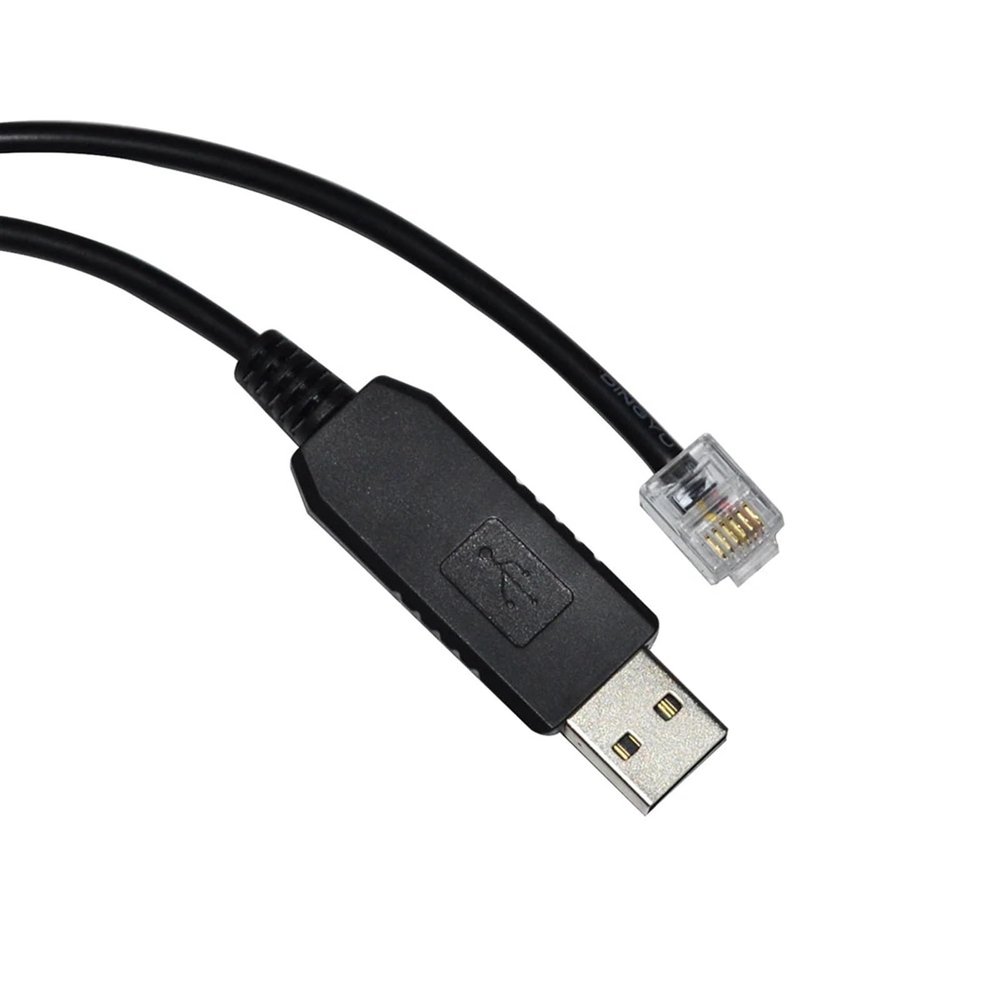 CEMELI USB to RJ11 6P4C ADAPTER RS232 SERIAL CABLE for STEPPER MOTOR DRIVER to PC COMPATIBLE(1.8M,FT232RL Chip)