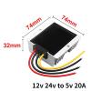 12v 24v to 5v 50A 40A 30A 25A 20A 15A 10A 5A 3A 2A 1A Step Up Down DC DC Voltage Converter 5v Voltage Reducer(12v 24v to 5v 50A) view 2