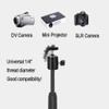Coret Desktop Mini Projector Stand, for Projector CCTV DVR, Angle Adjustable Mini Projector Stand 3/8in Mounting Screw with 1/4 Screw 360 Rotatable Adapter Ball Head view 4