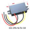 12v 24v to 5v 50A 40A 30A 25A 20A 15A 10A 5A 3A 2A 1A Step Up Down DC DC Voltage Converter 5v Voltage Reducer(12v 24v to 5v 1A) view 2