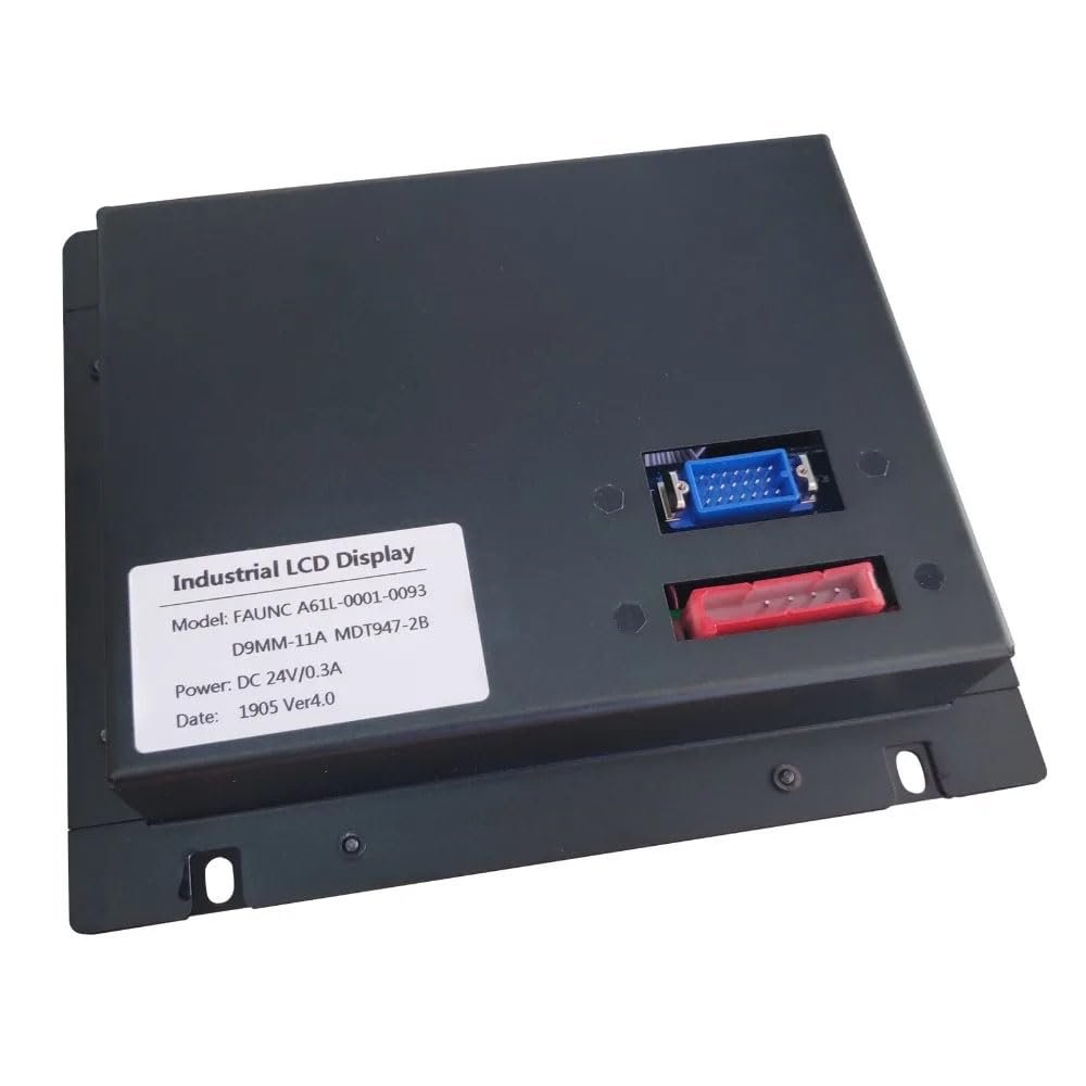 POEIRA A61L-0001-0093 9" LCD Display Monitor Replace for Fanuc Monitor A61L D9MM-11A/11B KF-M7099H CNC CRT Display