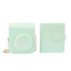 Acouto Instant Camera Protective Case PU Leather Removable Top Cover with Adjustable Detachable Shoulder Strap, Photo Album Carry Bag for Mini 12 - Stylish in Leather, Strap (Green) view 3