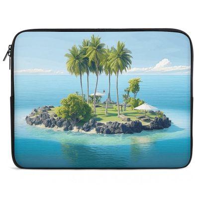 17inch Laptop Sleeve Bag Island Laptop Bag Shockproof Computer Carrying Cover Slim Briefcase Handbag