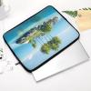 17inch Laptop Sleeve Bag Island Laptop Bag Shockproof Computer Carrying Cover Slim Briefcase Handbag view 3
