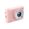 Digital Camera FHD 4K 44MP with 32GB Card 4X Zoom Anti Shake Compact Portable Small Cameras for Photography Point and Shoot Camera Gift for Teen Beginner (Pink) view 2