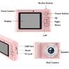 Digital Camera FHD 4K 44MP with 32GB Card 4X Zoom Anti Shake Compact Portable Small Cameras for Photography Point and Shoot Camera Gift for Teen Beginner (Pink) view 3