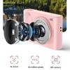 Digital Camera FHD 4K 44MP with 32GB Card 4X Zoom Anti Shake Compact Portable Small Cameras for Photography Point and Shoot Camera Gift for Teen Beginner (Pink) view 4