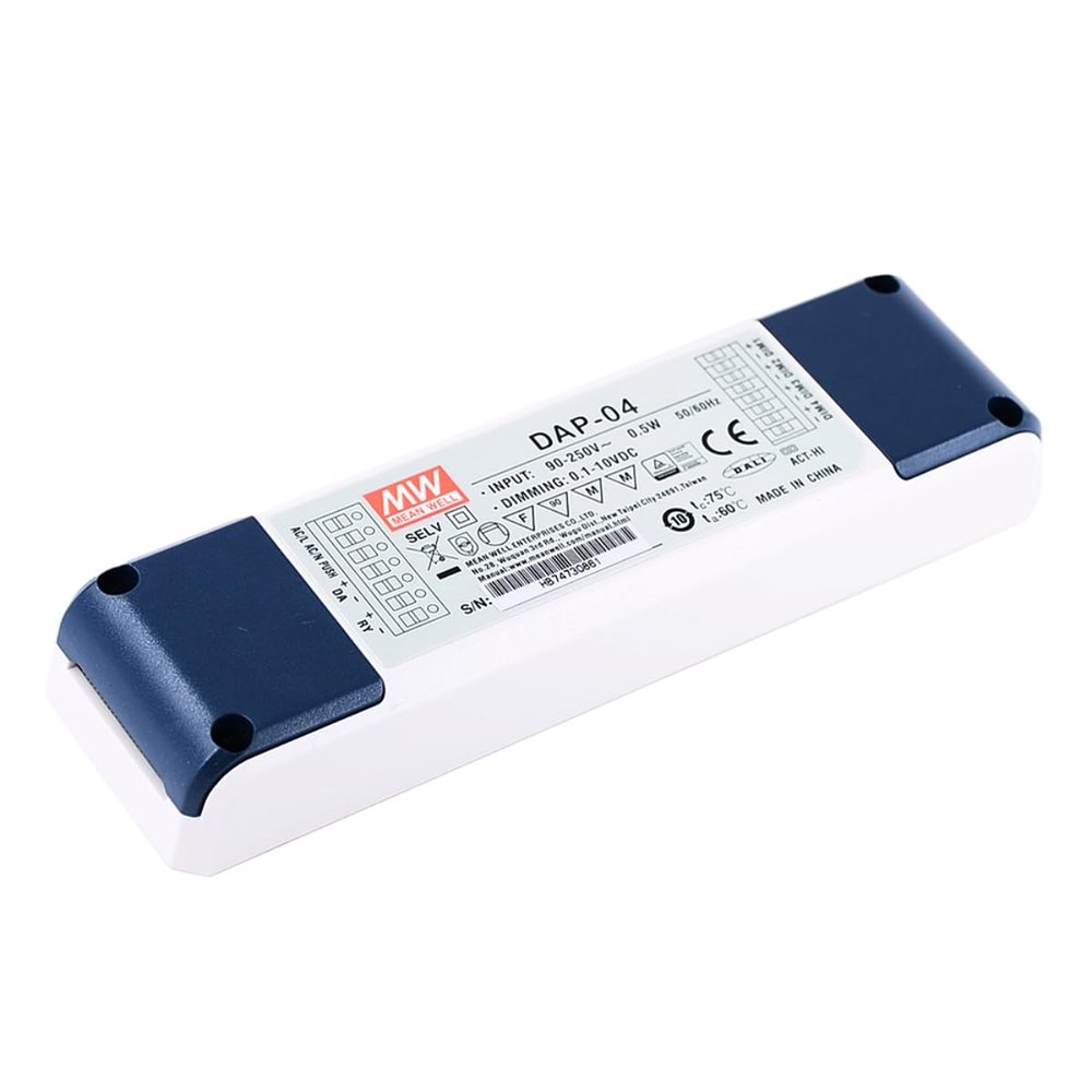Mean Well DALI-PWM Signal Converter DAP-04-S01 AC/DC Quad Output Switching Power Supply Driver Transformer for Indoor Lighting Office Lighting etc