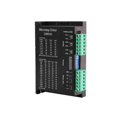 Huayong Motor Driver Stepper Motor DM542 Drive Controller 2-Phase Digital 24-50 VDC Max. 4.2A for 57 Series Motor Motor Driver(DM542 X3PCS)