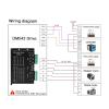 Huayong Motor Driver Stepper Motor DM542 Drive Controller 2-Phase Digital 24-50 VDC Max. 4.2A for 57 Series Motor Motor Driver(DM542 X3PCS) view 4
