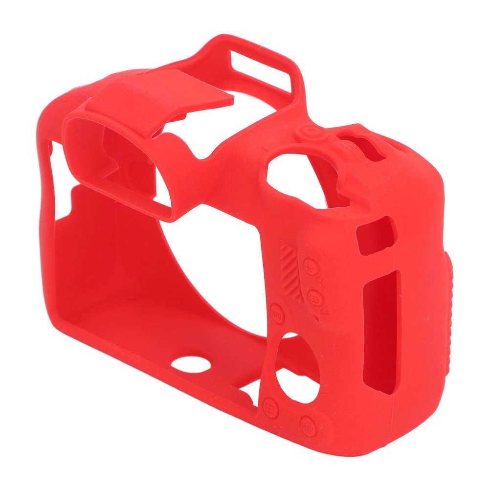 Acouto Soft Silicone Protective Case for R100 Camera, Liquid Silicone Camera Case with Removable Lens Cover, Shockproof, Anti Slip, 1:1 Real Machine Openings, Skin Friendly, Soft