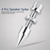 ciciglow Speaker Spike, 4 Piece Audio Speaker Spike 11 * 60 Mm Isolation with 4 Piece Shockproof Cone Base Pad for HiFi or Frame. view 2