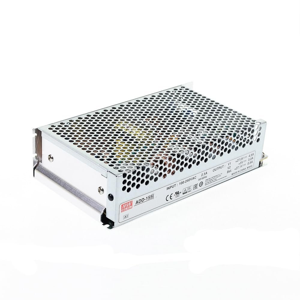 Mean Well ADD 155W 9.5A Switching Power Supply AC/DC Triple Output ADD-155A-13.8 Power Supply Driver Transformer for Emergency Lighting Alarm System etc
