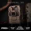 TACTACAM Reveal Pro 3.0 Cellular Trail Camera - Multi-Cellular Network, GPS, 2" LCD, No-Glow IR, Wi-Fi Enabled, HD Photos & 1080p Videos, Long Battery Life + Reveal Solar Panel and 32GB SD Card view 2