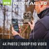 TACTACAM Reveal Pro 3.0 Cellular Trail Camera - Multi-Cellular Network, GPS, 2" LCD, No-Glow IR, Wi-Fi Enabled, HD Photos & 1080p Videos, Long Battery Life + Reveal Solar Panel and 32GB SD Card view 4