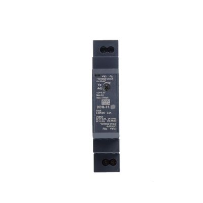 Mean Well DDR 15W 1A Power Supply Converter DC/DC Industrial DIN Rail DDR-15L-15 Switching Power Supply Driver Transformer for Factory Automation Electromechanical Equipment Etc