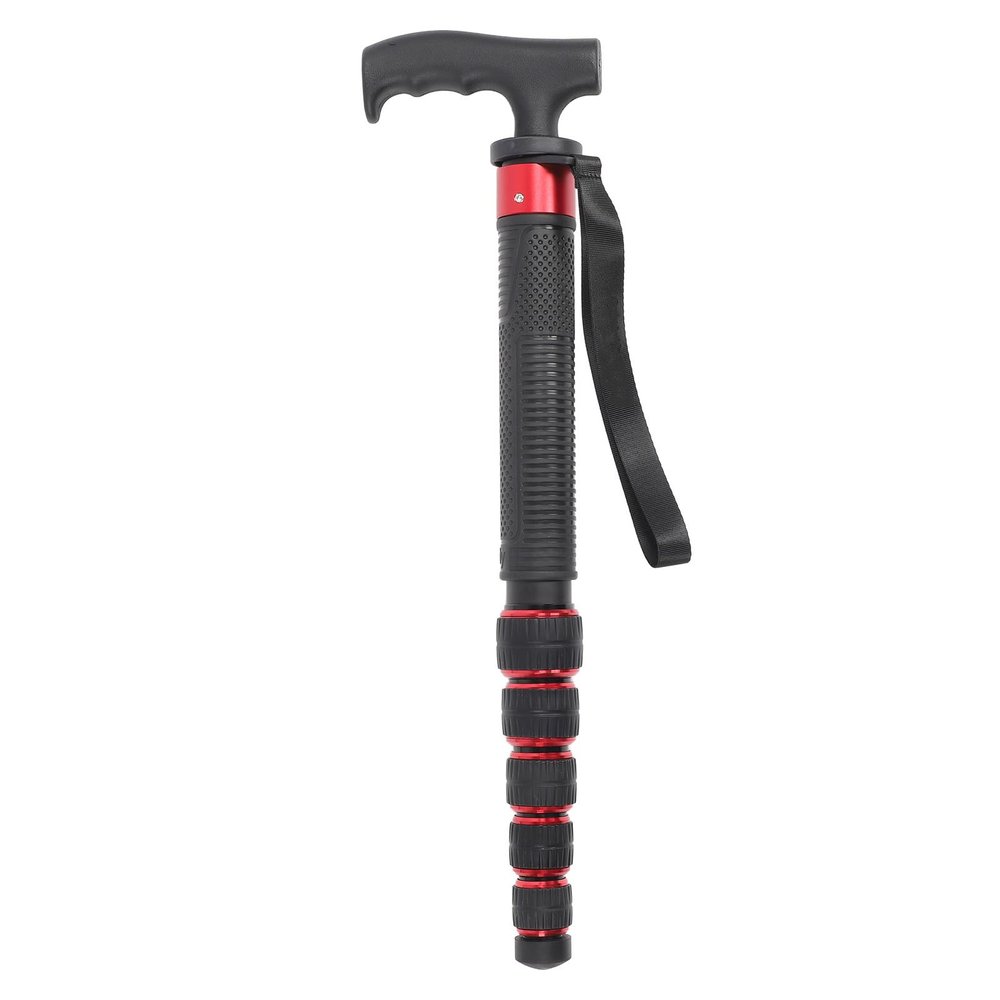 Camera Monopod, Aluminum Alloy Travel Monopod with Walking Stick Handle, 6 Sections Telescopic, 1/4in 3/8in Screw, 68.5in, for Cell Phone DSLR Sports Cameras