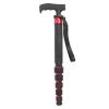 Camera Monopod, Aluminum Alloy Travel Monopod with Walking Stick Handle, 6 Sections Telescopic, 1/4in 3/8in Screw, 68.5in, for Cell Phone DSLR Sports Cameras view 1