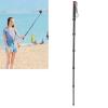 Camera Monopod, Aluminum Alloy Travel Monopod with Walking Stick Handle, 6 Sections Telescopic, 1/4in 3/8in Screw, 68.5in, for Cell Phone DSLR Sports Cameras view 4