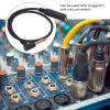 0.5M 1/4" Mono Right Angle Cable 6.35mm Male to Female Splitter Stereo Cable Microphone Adapter for DVD Players MP3 or MP4 Playback view 4
