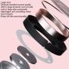 Headset for Kids Foldable Cat Ear 5.3 HiFi Stereo Adjustable Headband Wired Headset for Kids RGB Lights for Online Teaching for School (Roseate) view 2