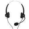 Vikye Wired Headset Hands-Free Noise Cancelling and Microphone with RJ9 Plug, Office Binaural Headset with USB Sound Card Compatible for Centers view 4