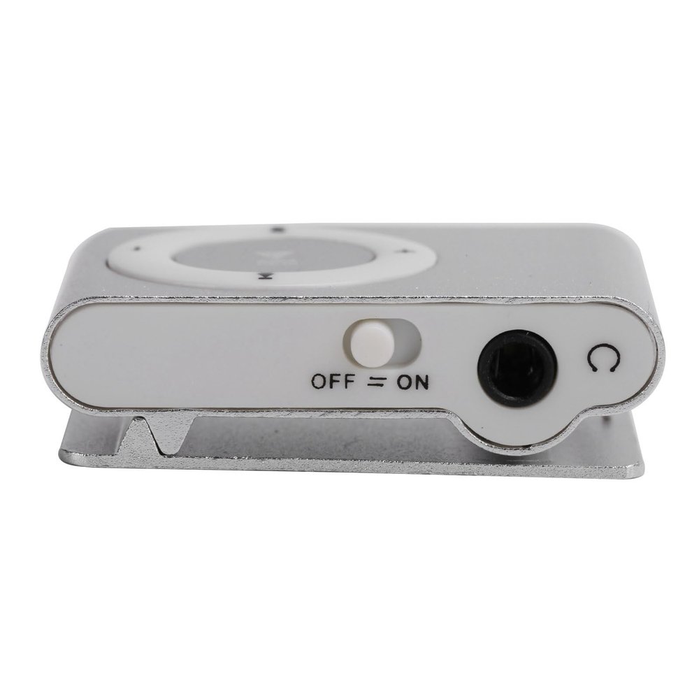 Vikye MP3 Players, Digital Music Multimedia Player with Back Clip Design, Portable Mini MP3 with Headphones and USB Cable Compatible with 8GB Memory Card